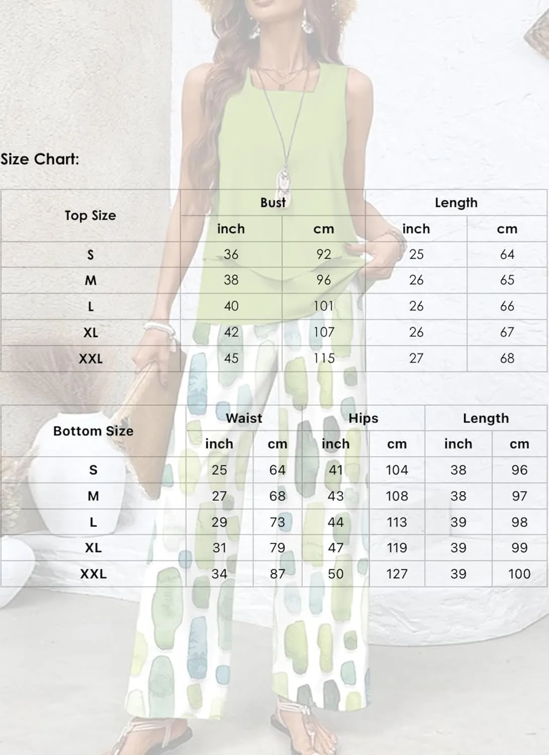 2 Piece Sets for Women Polka Dots Square Neck Tops Wide Leg Crop Pants Vacation Summer Travel Outfits