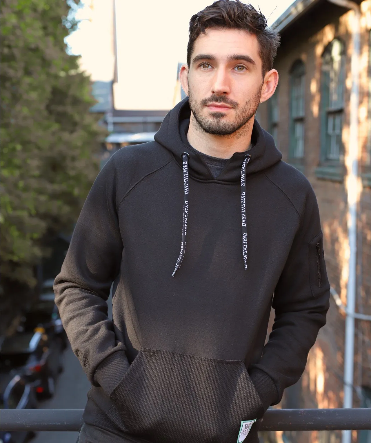 93brand "Hybrid" Hoodie (Pearl Weave Integrated)