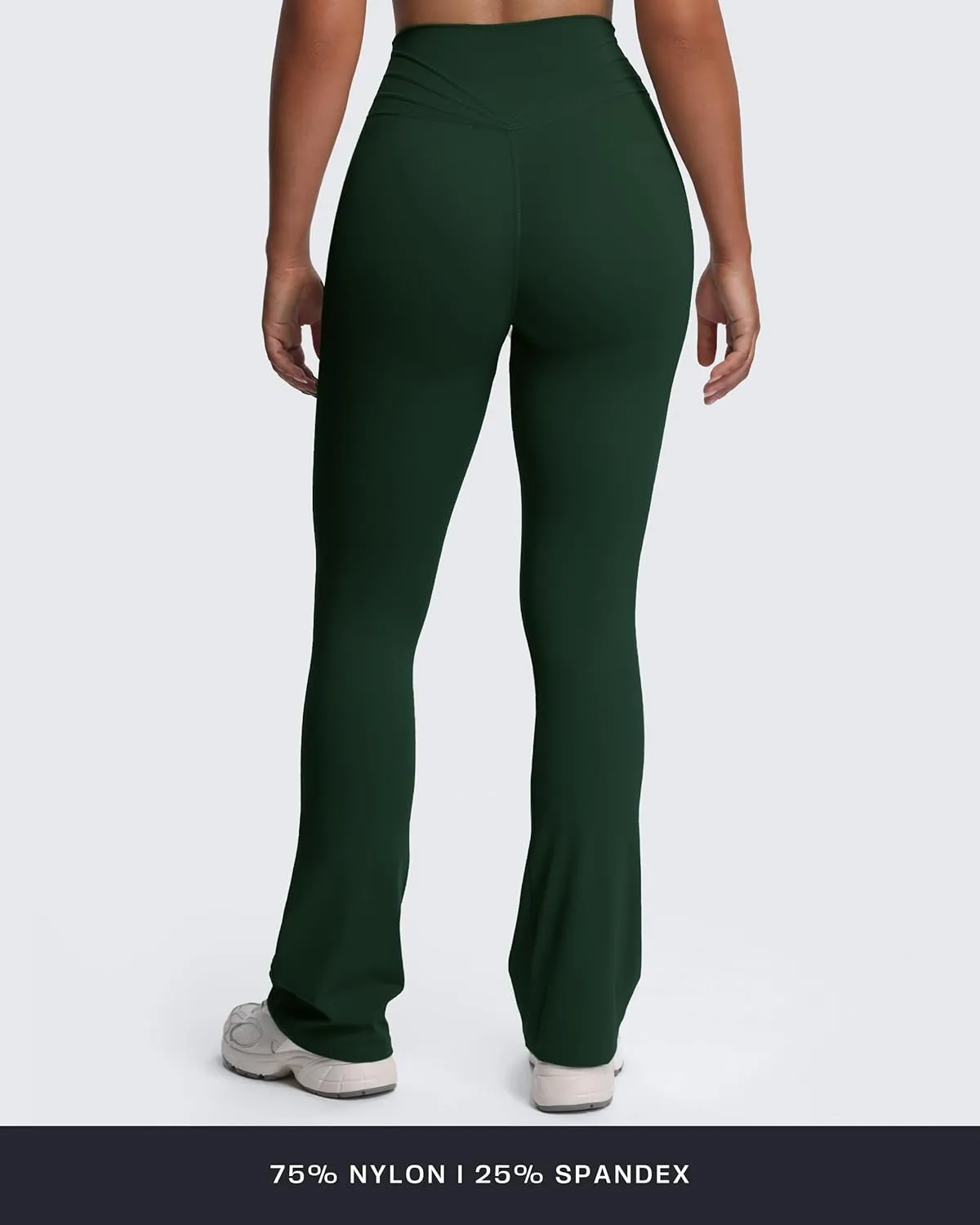 Aoxjox Flare Leggings for Women Trinity Tummy Control High Waisted Wide Leg Yoga Pants 29"/31"/33"