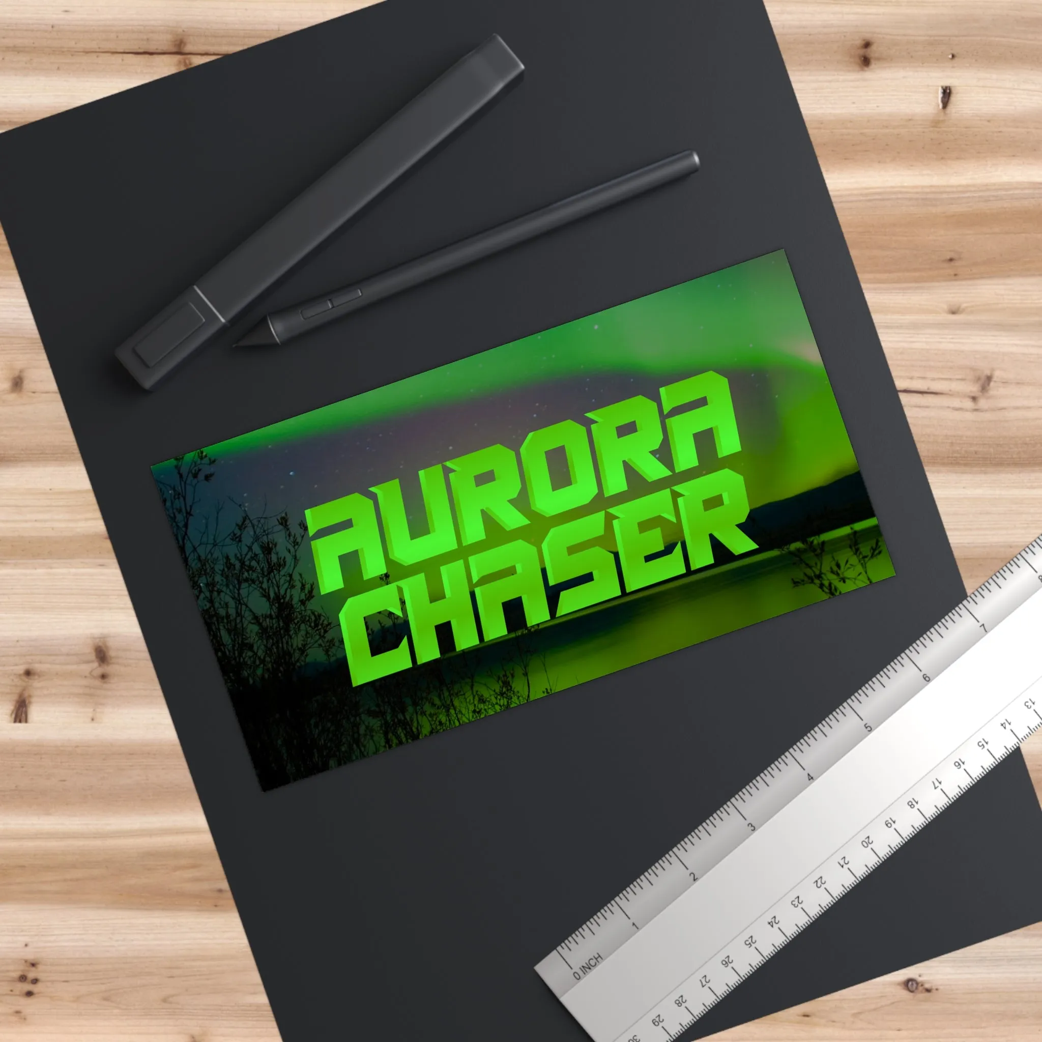 Aurora Chaser Bumper Sticker