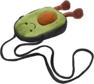 Beaupretty 1PC Cartoon Fruit Shaped Coin Pouch Avocado Crossbody Bag for Students Stylish Phone Storage Bag Multi Purpose Design for Daily Use Shopping