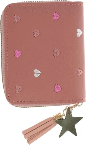 BESPORTBLE Cartoon PU Wallet for Women Cute Change Purse with Cards Holder Lightweight Durable Design for School Shopping Daily Use