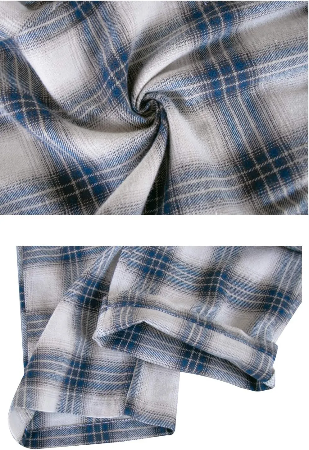 Big Boys Long Sleeve Plaid Pajamas Cotton Young Teens Sleepwear 10-16Years