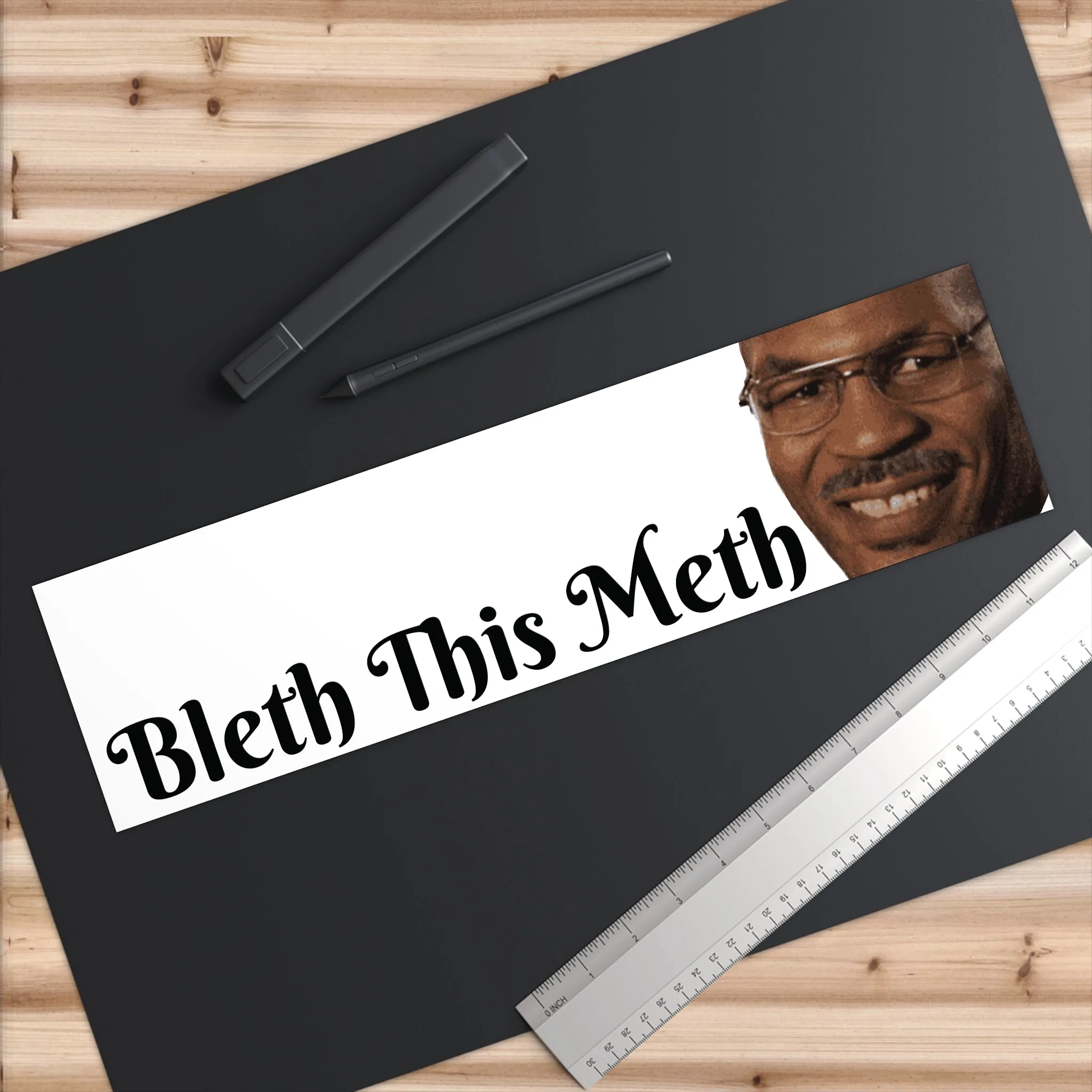 Bless This Mess "Bleth This Meth" Tyson Bumper Sticker - Reefmonkey