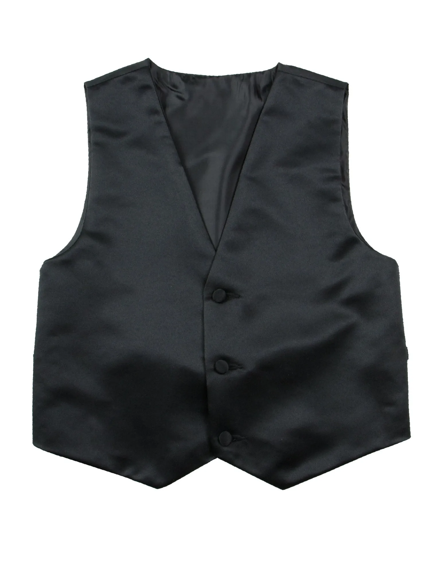 Boys' Black Modern Fit Tuxedo Set without Tail