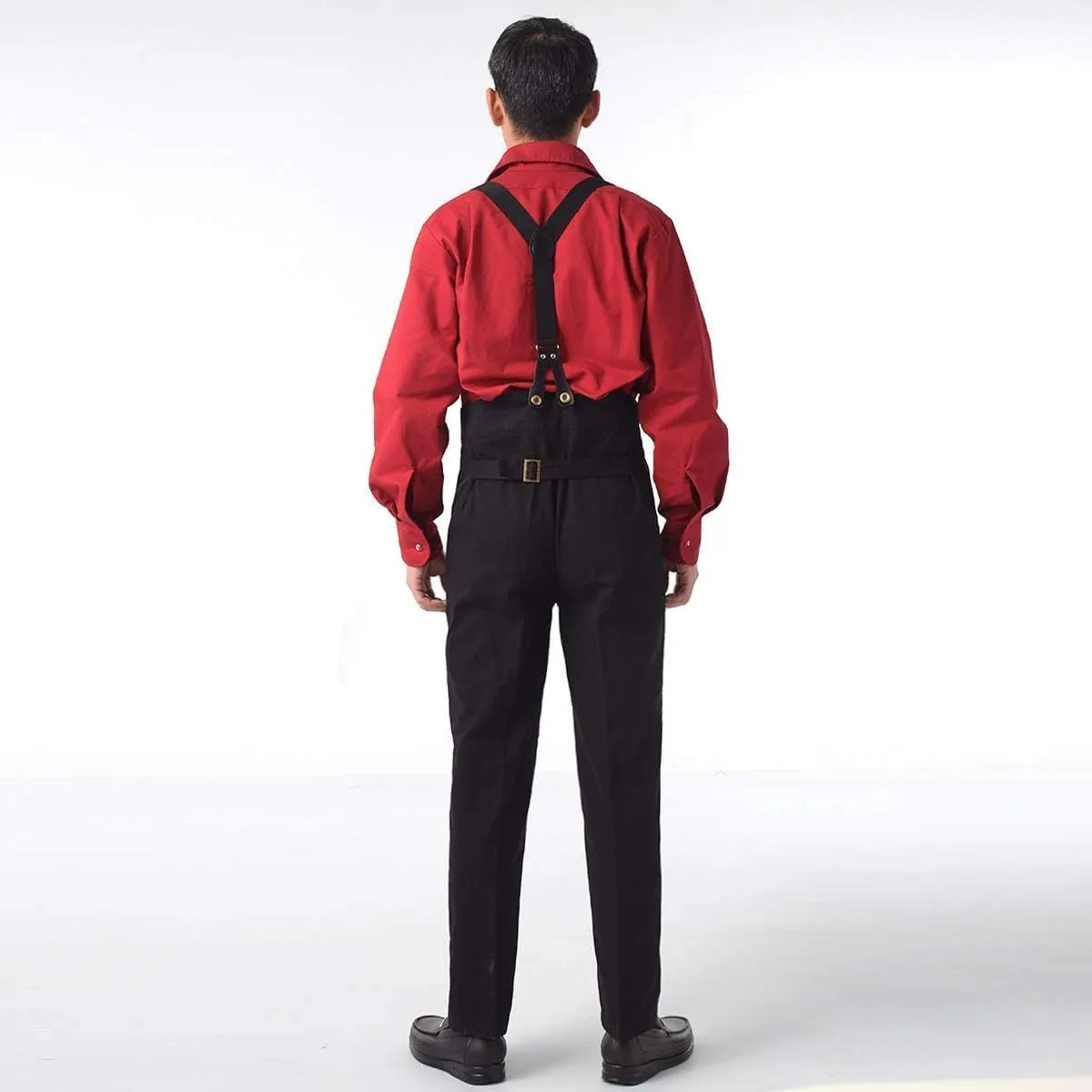 BPURB Mens Victorian Pants Cosplay Costume Steampunk Gothic Pants Trousers
