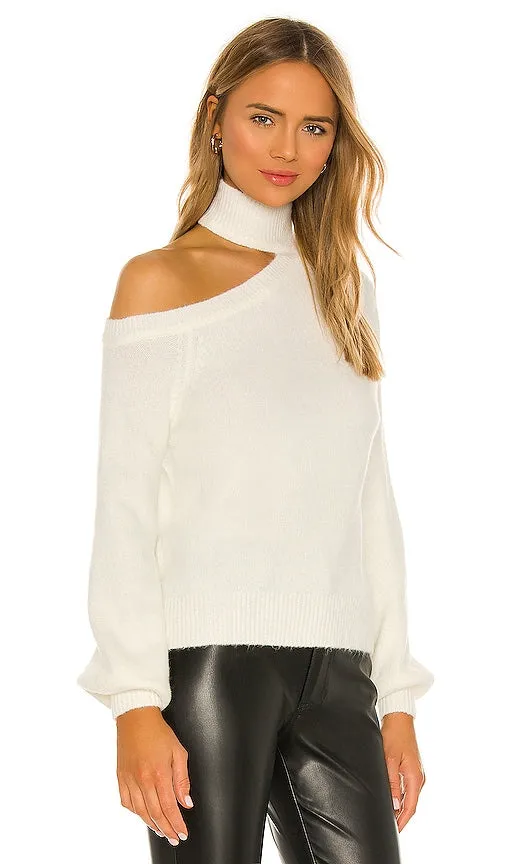 Camila Coelho Davey Sweater in Ivory