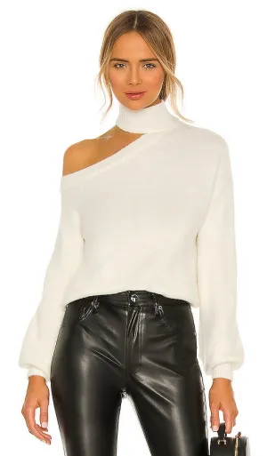 Camila Coelho Davey Sweater in Ivory