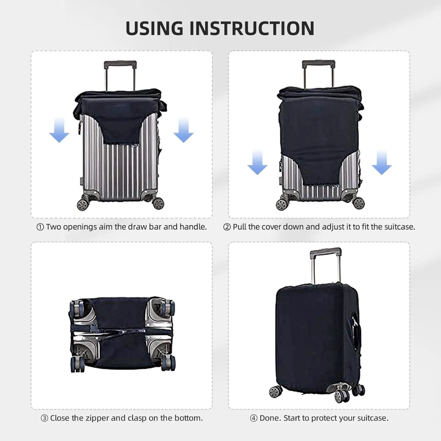 Chess Abstract castle geometric Art Colorful Elastic Travel Luggage Cover Travel Suitcase Cover for Trunk Case 19''-32'' Luggage Protective Cover