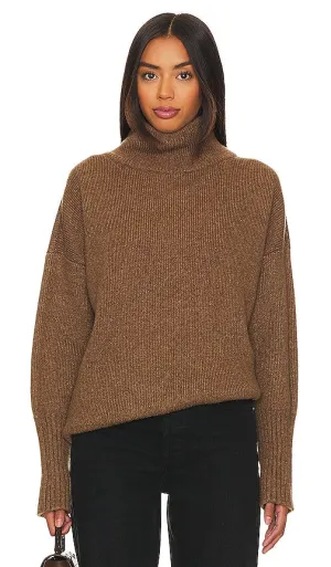 Citizens of Humanity Luca Turtleneck Sweater in Brown