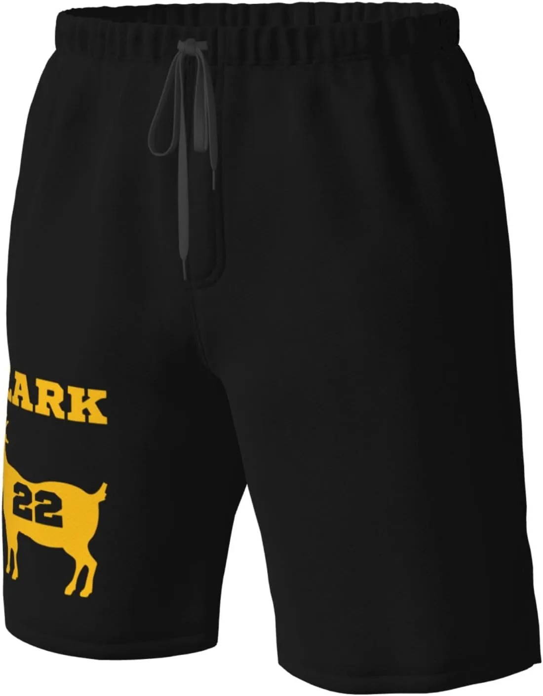 Clark-Basketball Fans Goat 22 Men's Swim Trunks Board Shorts Outdoor Beach Surfing