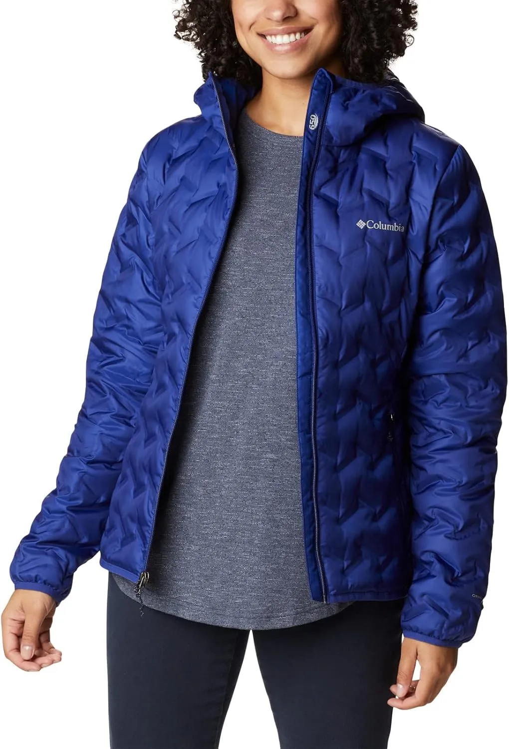 Columbia Womens Delta Ridge Down Hooded Jacket