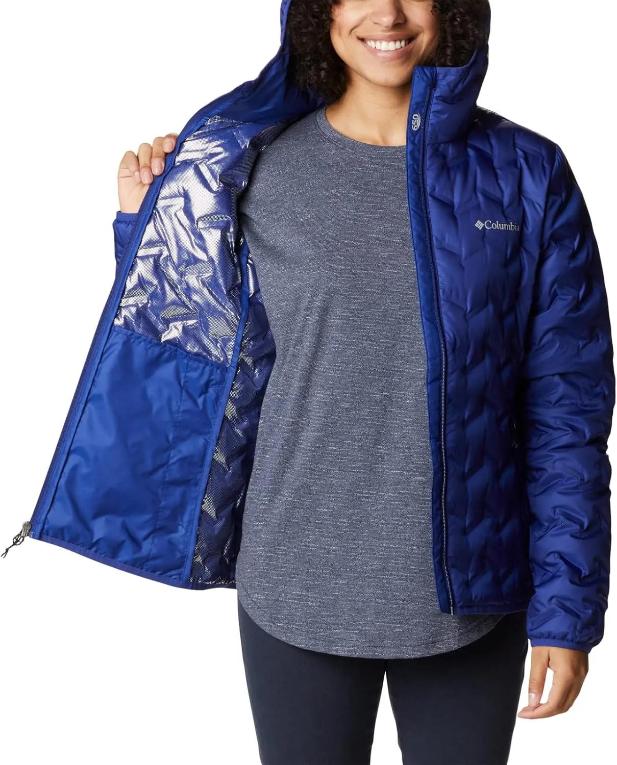 Columbia Womens Delta Ridge Down Hooded Jacket