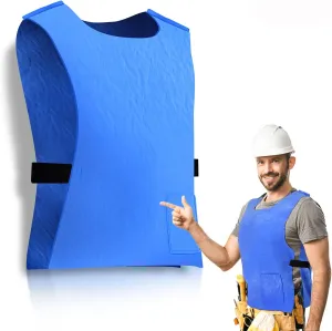 Cooling Ice Vest for Men Women,Adjustable Evaporative Cooling Vest for Hot Weather,Perfect for Summer and Sports,Lightweight, Reusable