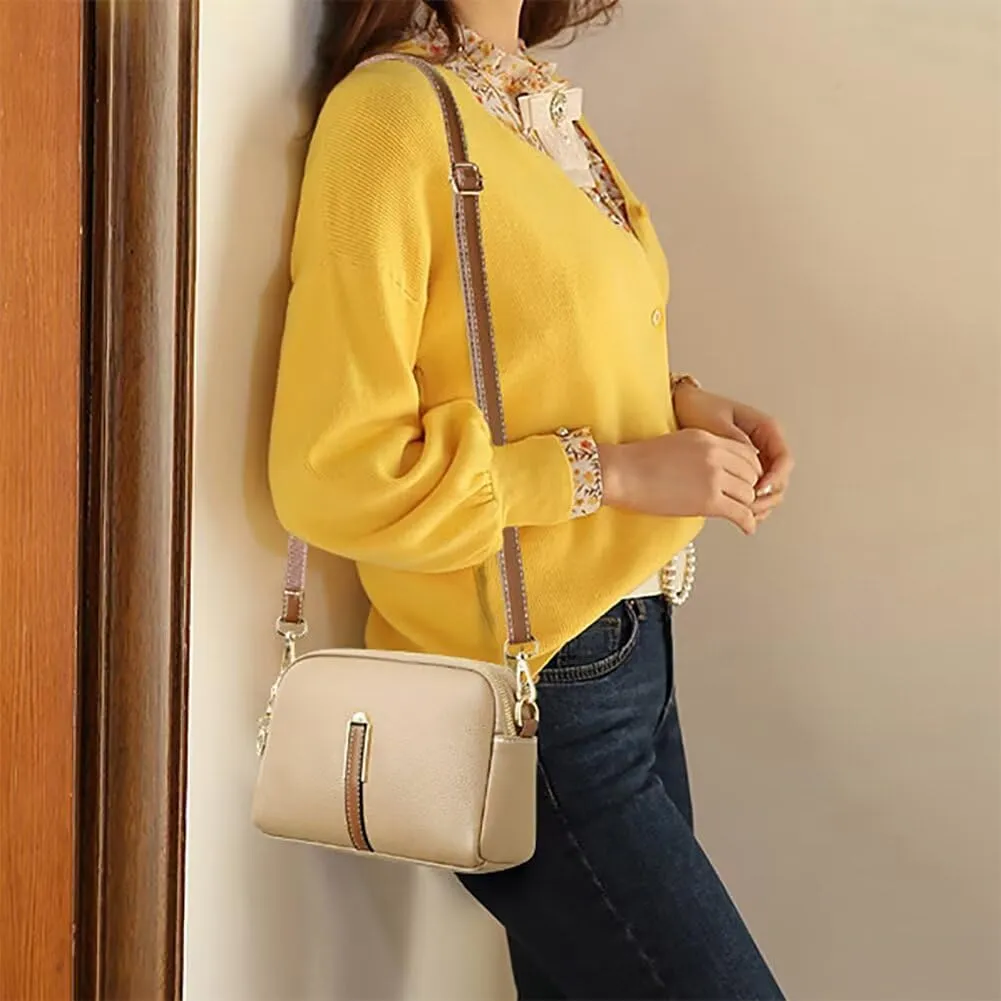 Crossbody Purse for Women Leather Purses and Handbags Designer Shoulder Bag Satchel Bag Everyday Purse for Daily Use