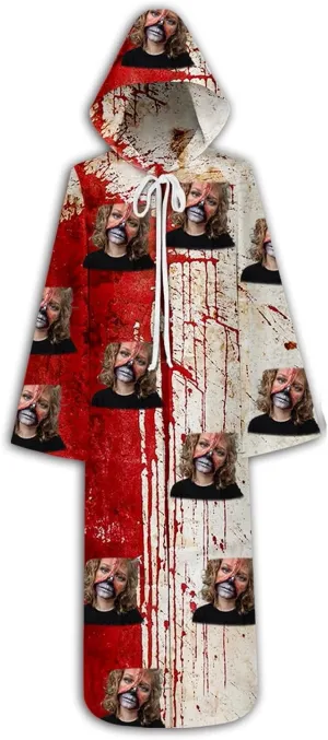 Custom Cape Halloween,Face Photo Cape Design Your Own Personalized Hooded Cloak Unisex Cape Halloween Christmas Costume
