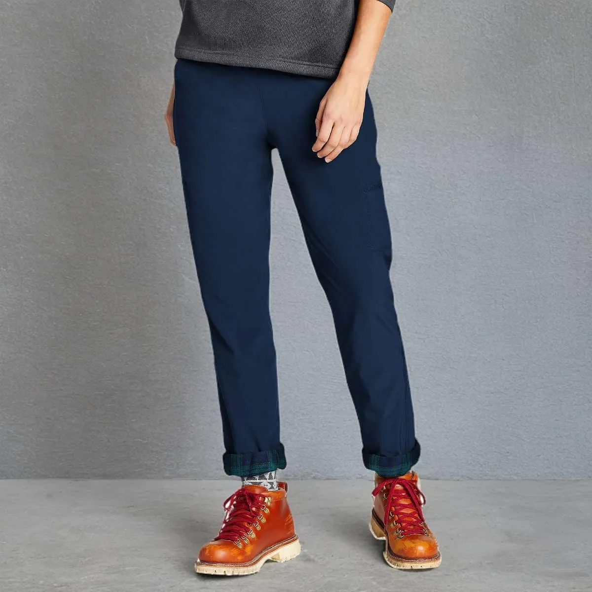Eddie Bauer Women's Polar Fleece-Lined Pull-On Pants