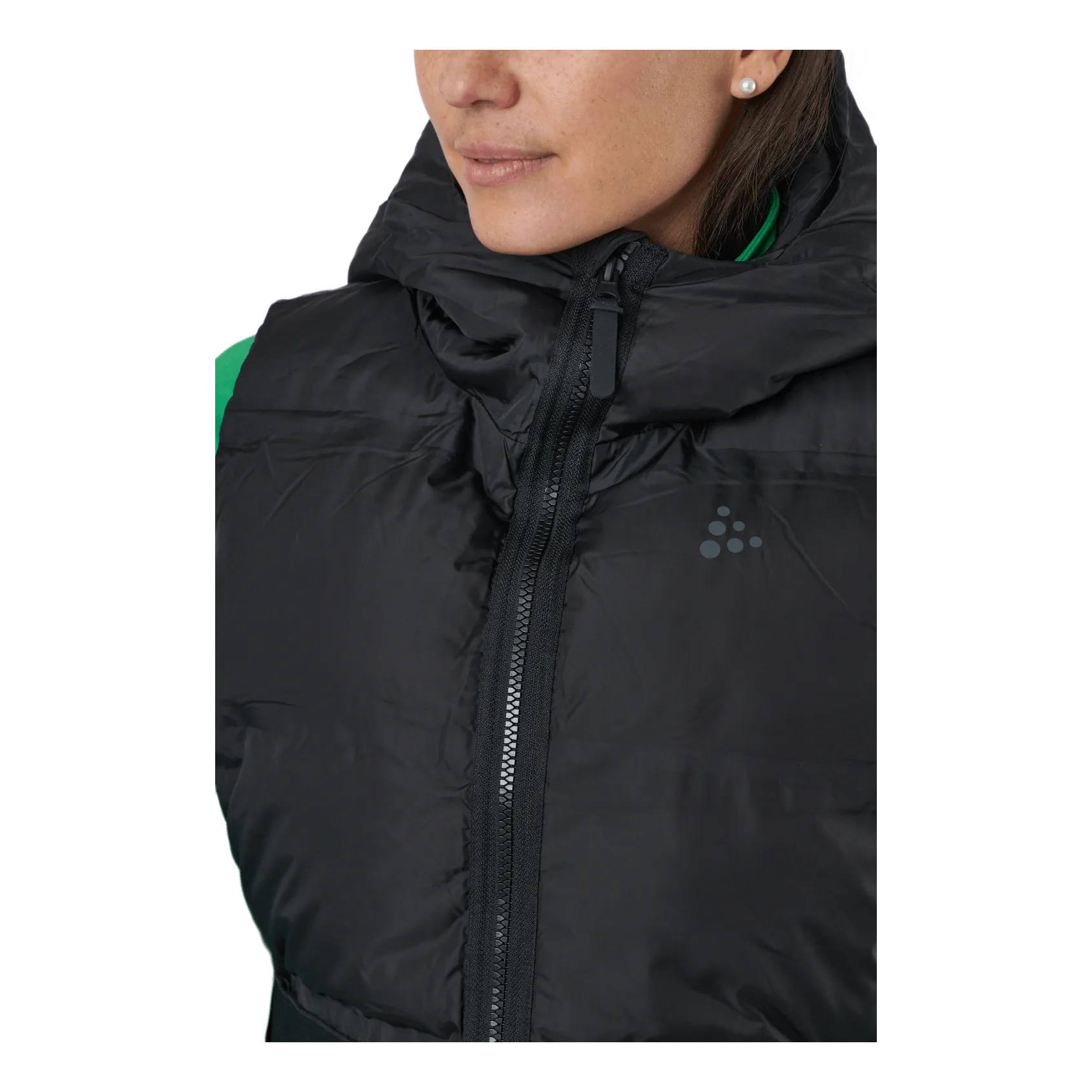 Faun Padded Vest W Black