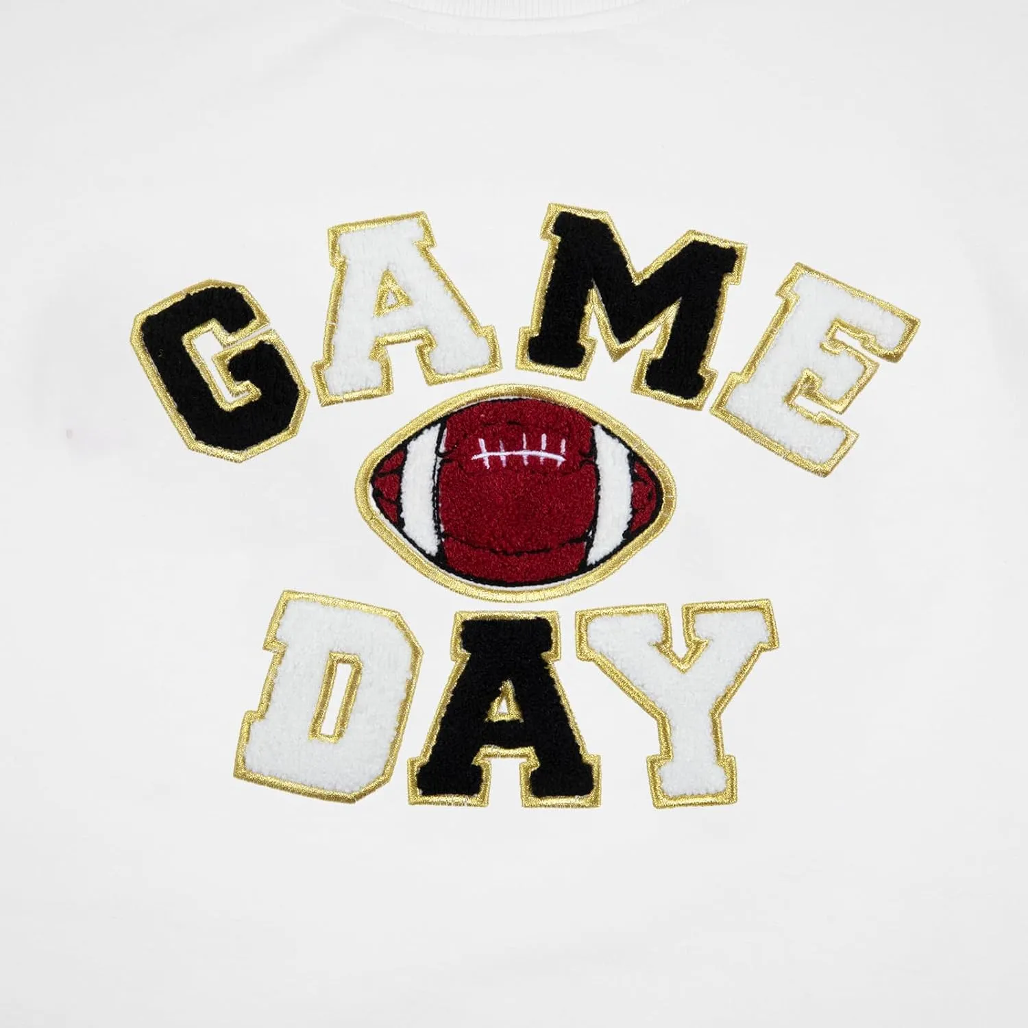 FLOYU Women Sunday Funday Sweatshirt Cute Football Graphic Pullover Game Day Weekend Tops Casual Football Season Shirt
