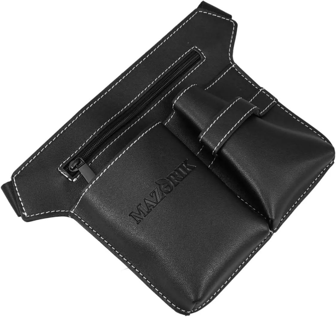 GALPADA Barber Bag Hair Travel Bag for Stylist Hair Stylist Tools Leather Waist Pouch Storage Pouch for Daily Use