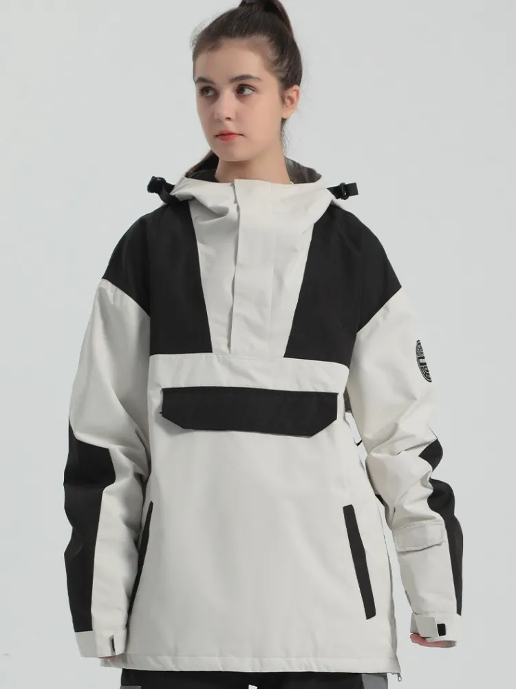 Gsou Snow Half-Zip Color Block Insulated Snow Jacket - Women's