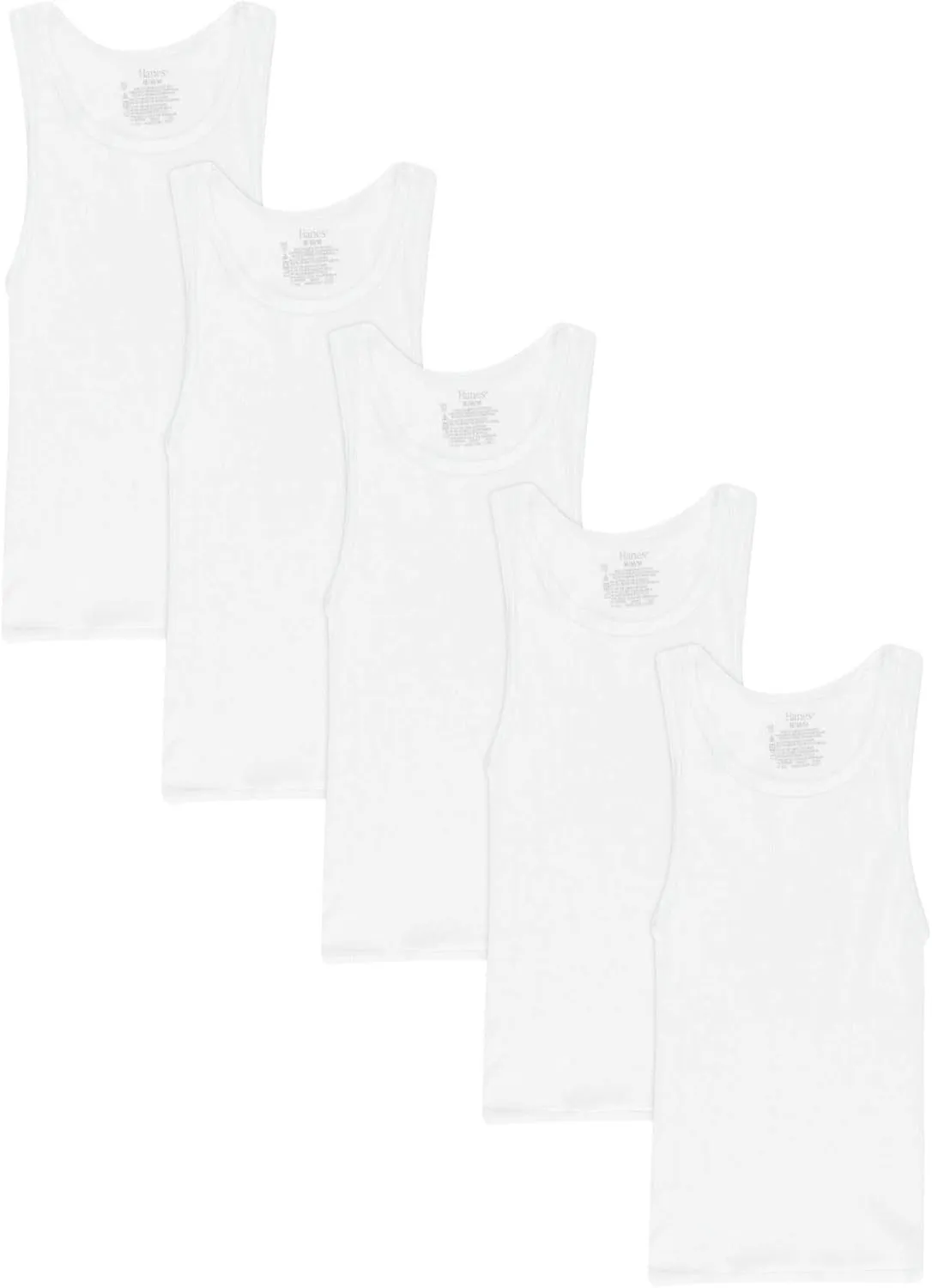 Hanes Toddler Boys Tank 5-Pack