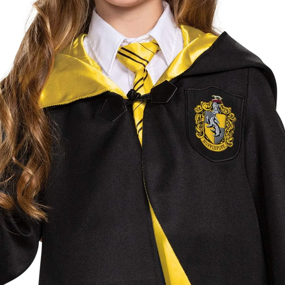 Harry Potter Robe, Official Hogwarts Wizarding World Costume Robes, Deluxe Kids Size Dress Up Accessory