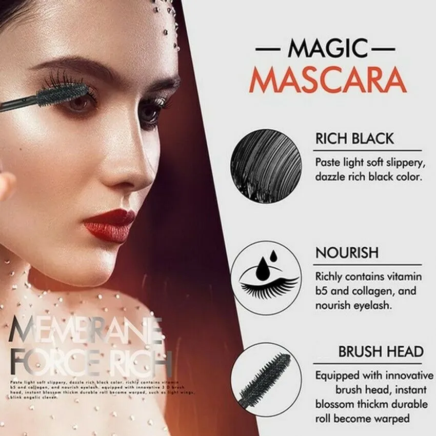 Hot Promotion 49% Off4D Waterproof Silk Fiber Thick Lengthening Mascara