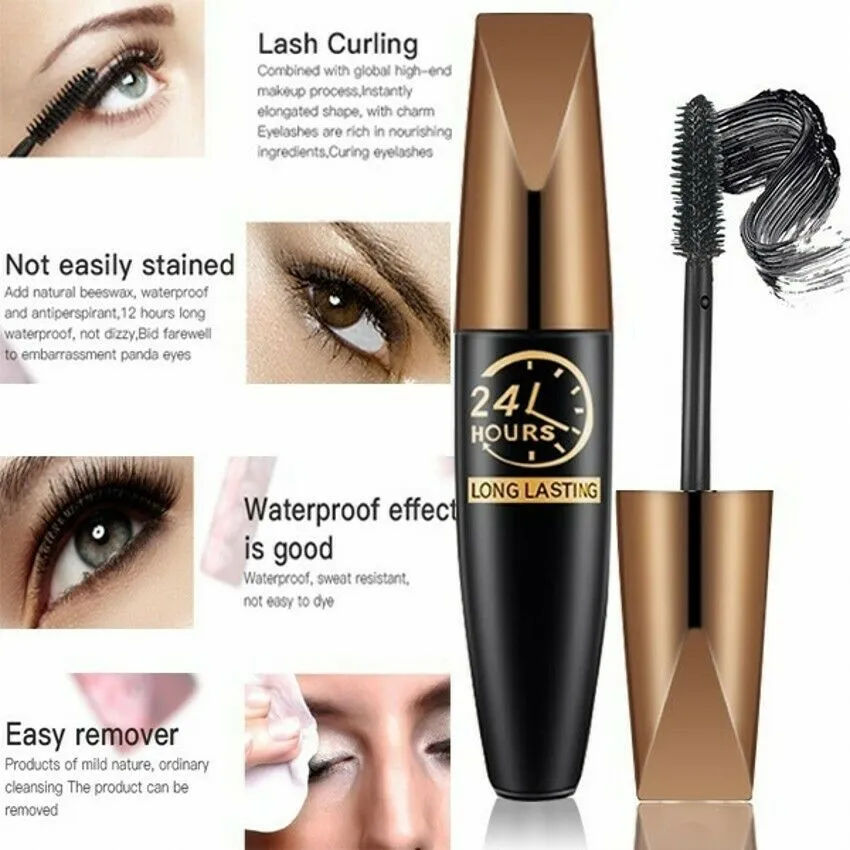 Hot Promotion 49% Off4D Waterproof Silk Fiber Thick Lengthening Mascara
