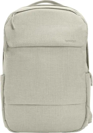 Incase Crosstown Backpack 20L  Durable Backpack Work, Travel & Daily Use  Faux Fur laptop pocket. External Zippered Pocket, Water Bottle Slips & Travel Pass-Through. Limestone