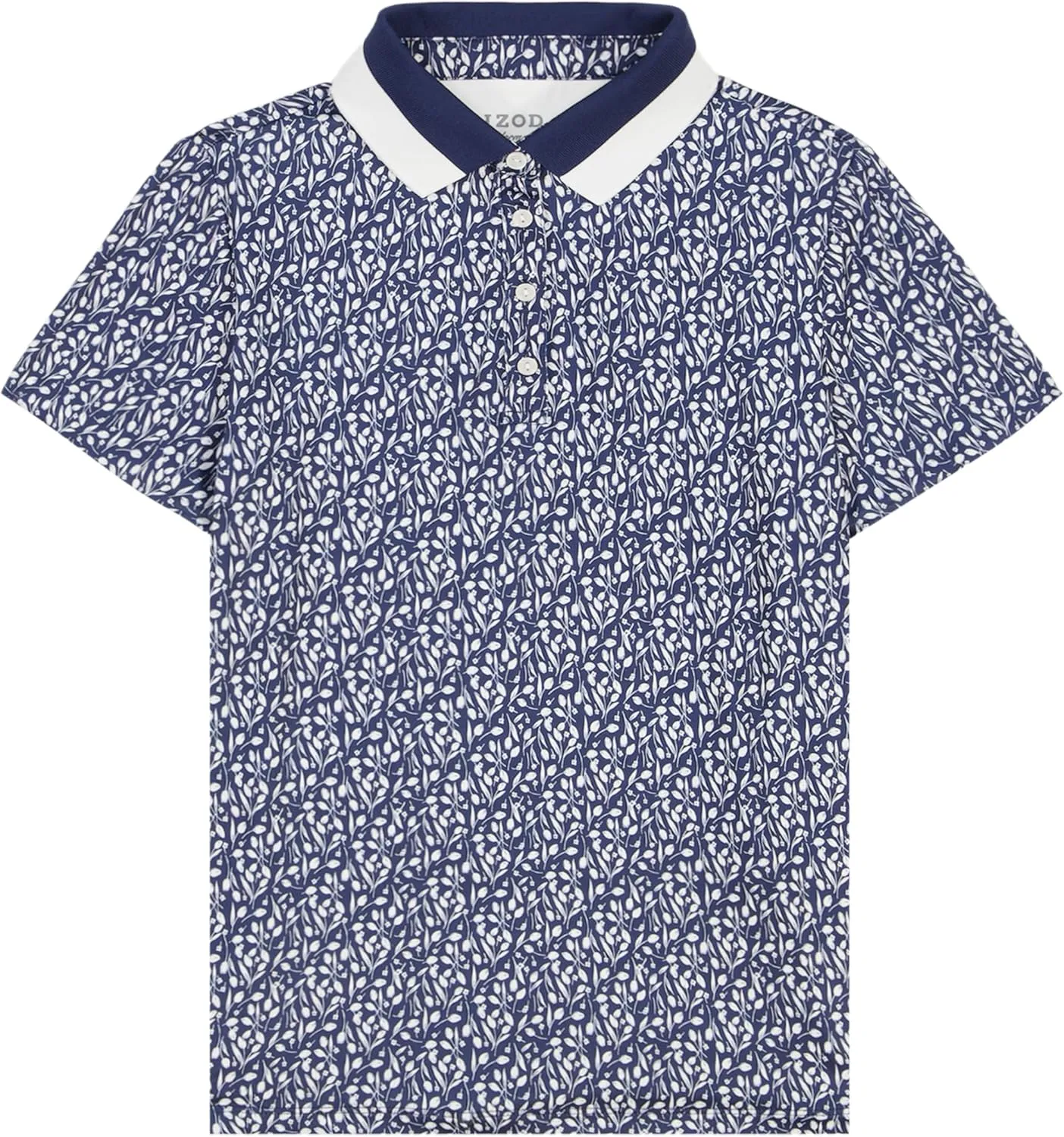 IZOD Women's Shirt Performance Stretch Golf Collared Short Sleeve