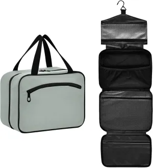 Joko Ivery Celadon Travel Toiletry Bag with Hanging Hook Large Makeup Cosmetic Case for Women Men Packing Organizers with 4 Compartments for Daily Use Travel Accessories