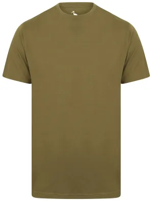 Kinsley Basic Cotton Crew Neck T-Shirt In Ivy Green - South Shore