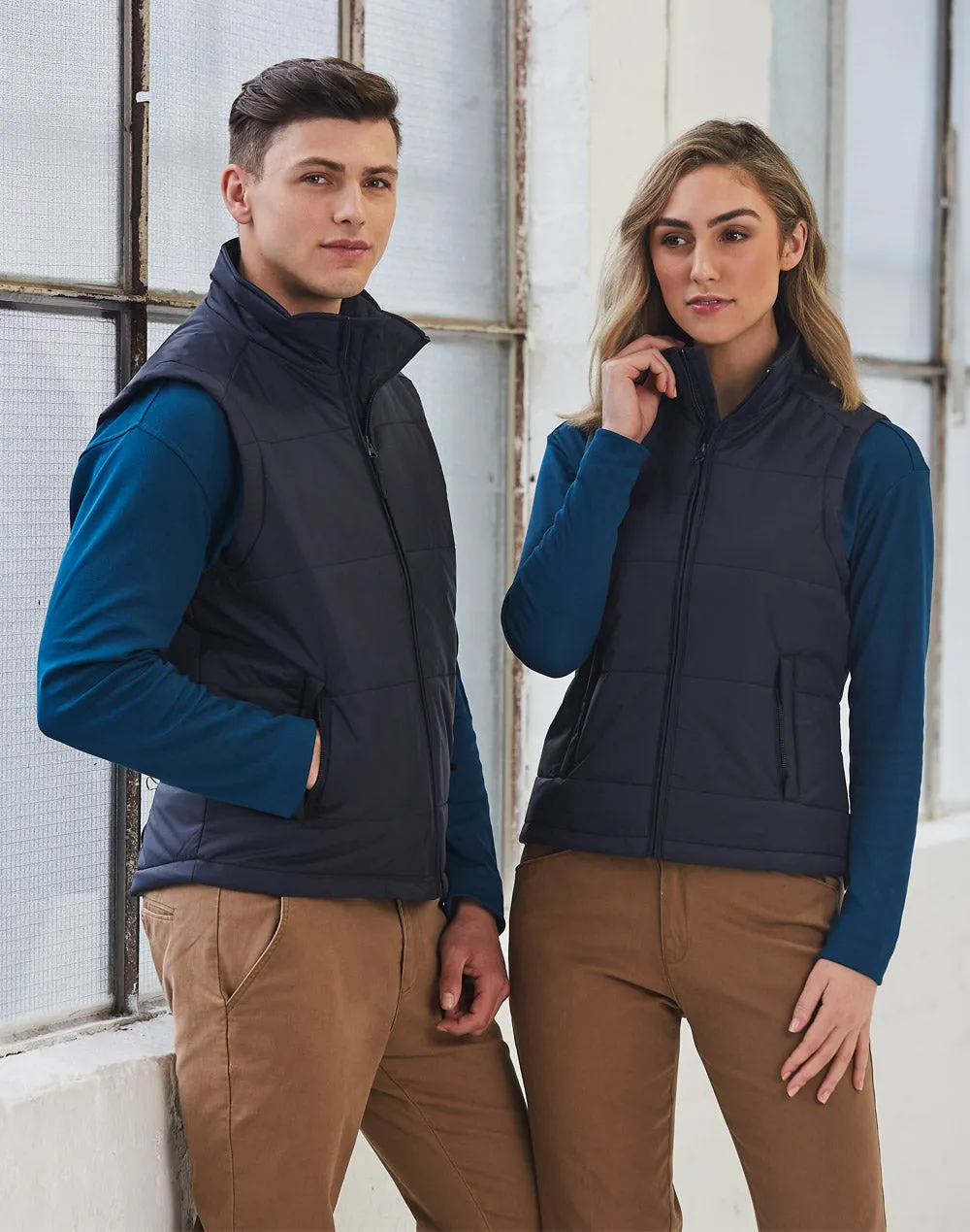 Ladies Nylon Ripstop Padded Vest JK30