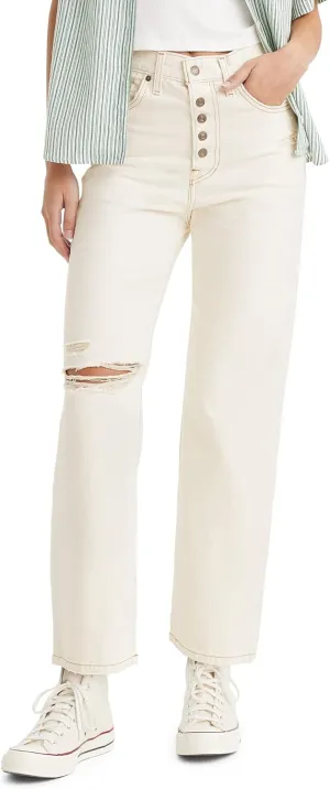 Levi's Women's Snap Ribcage Straight Ankle Jeans
