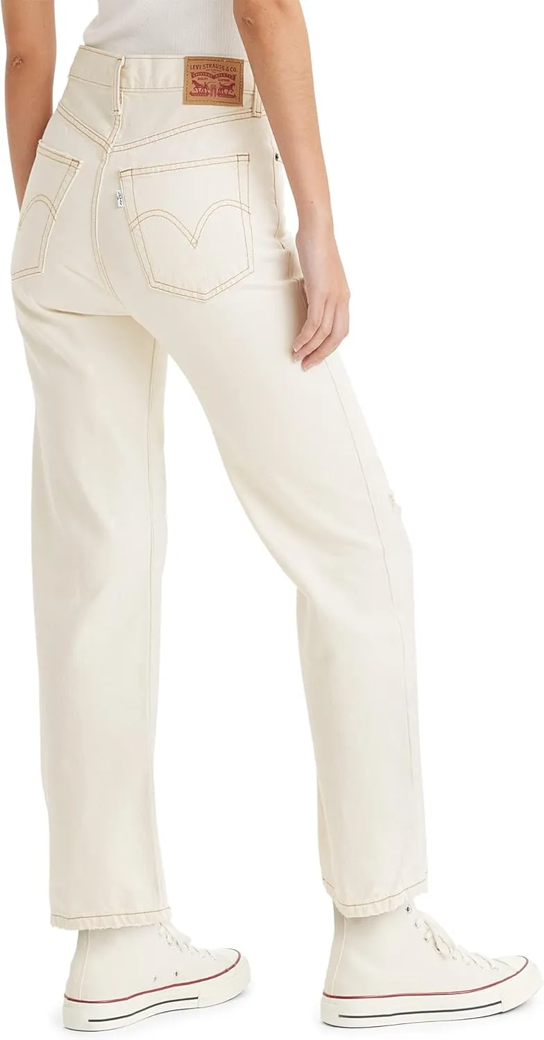 Levi's Women's Snap Ribcage Straight Ankle Jeans