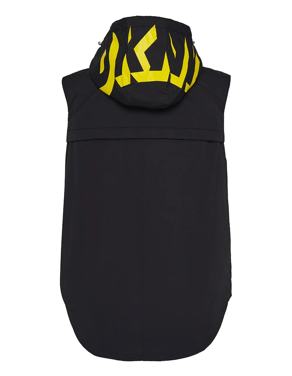 Light Padded Nylon Hoodie Vest