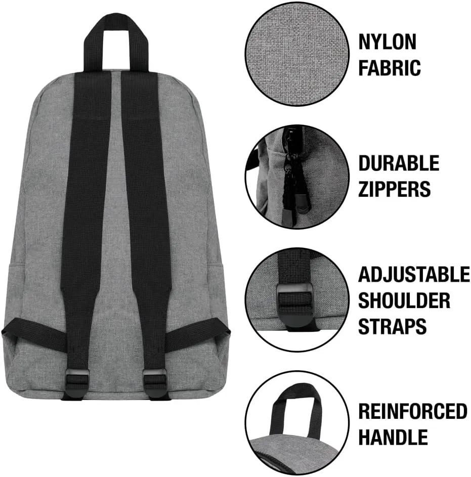 LOGOVISION Green Lantern Core Blackest Night Black Lantern Logo Lightweight Backpack for Work School Daily Use Packable for Travel