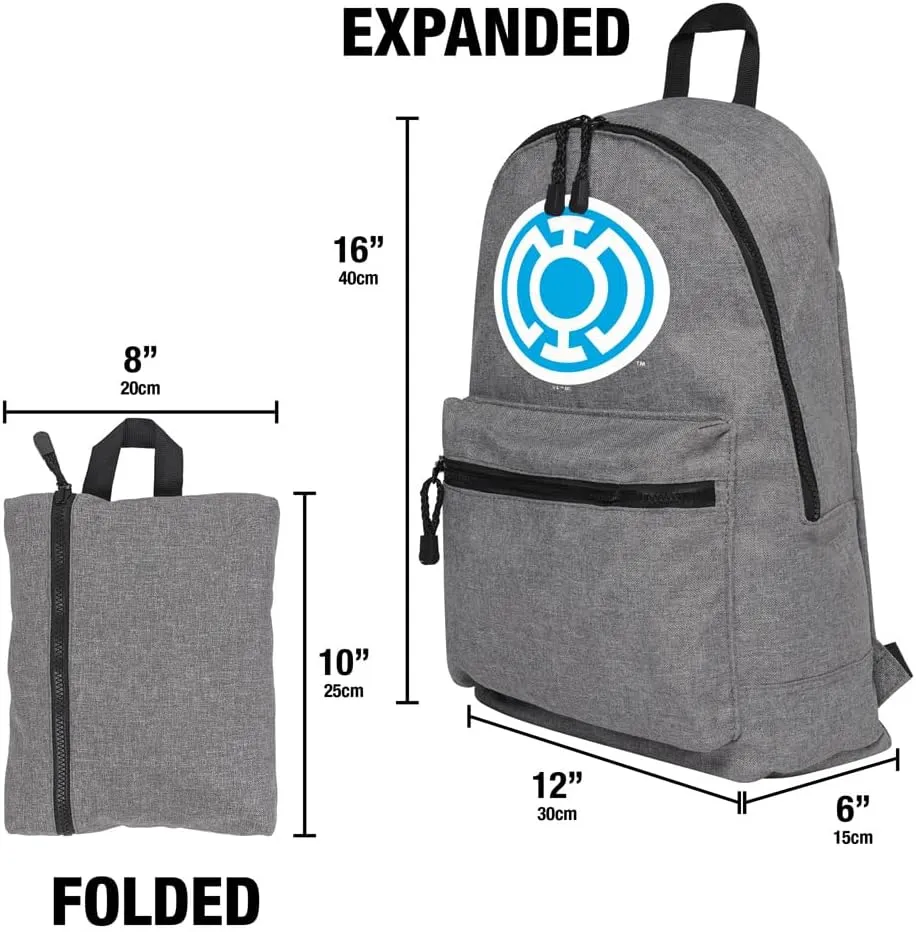 LOGOVISION Green Lantern Core Blackest Night Blue Lantern Lightweight Backpack for Work School Daily Use Packable for Travel
