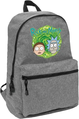 LOGOVISION Rick and Morty Rick and Morty Heads Lightweight Backpack for Work School Daily Use Packable for Travel