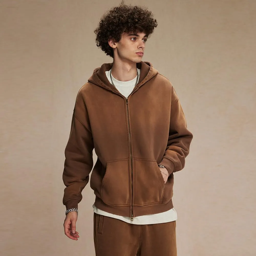 Men Oversized Hoodies Vintage Cotton Casual Hooded Sweatshirt with Pocket Teens Pullover Unisex