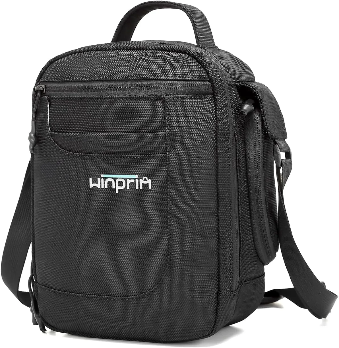 Men's & Women's Small Crossbody Bag  Water-Resistant Mini Shoulder Satchel for Travel, Work & Daily Use, Lightweight Canvas Messenger Bag Fits 9.7" Tablet & Passport