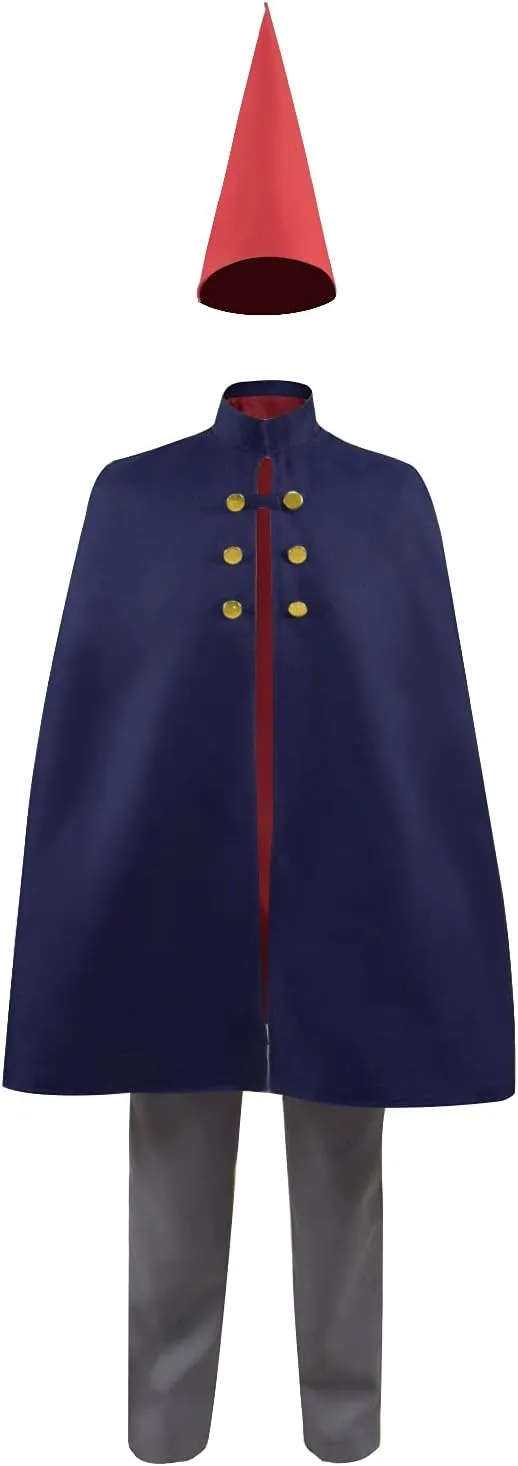 Men's Garden Wall Wirt Mantle Cape Cloak Uniform Costume, Adult Size
