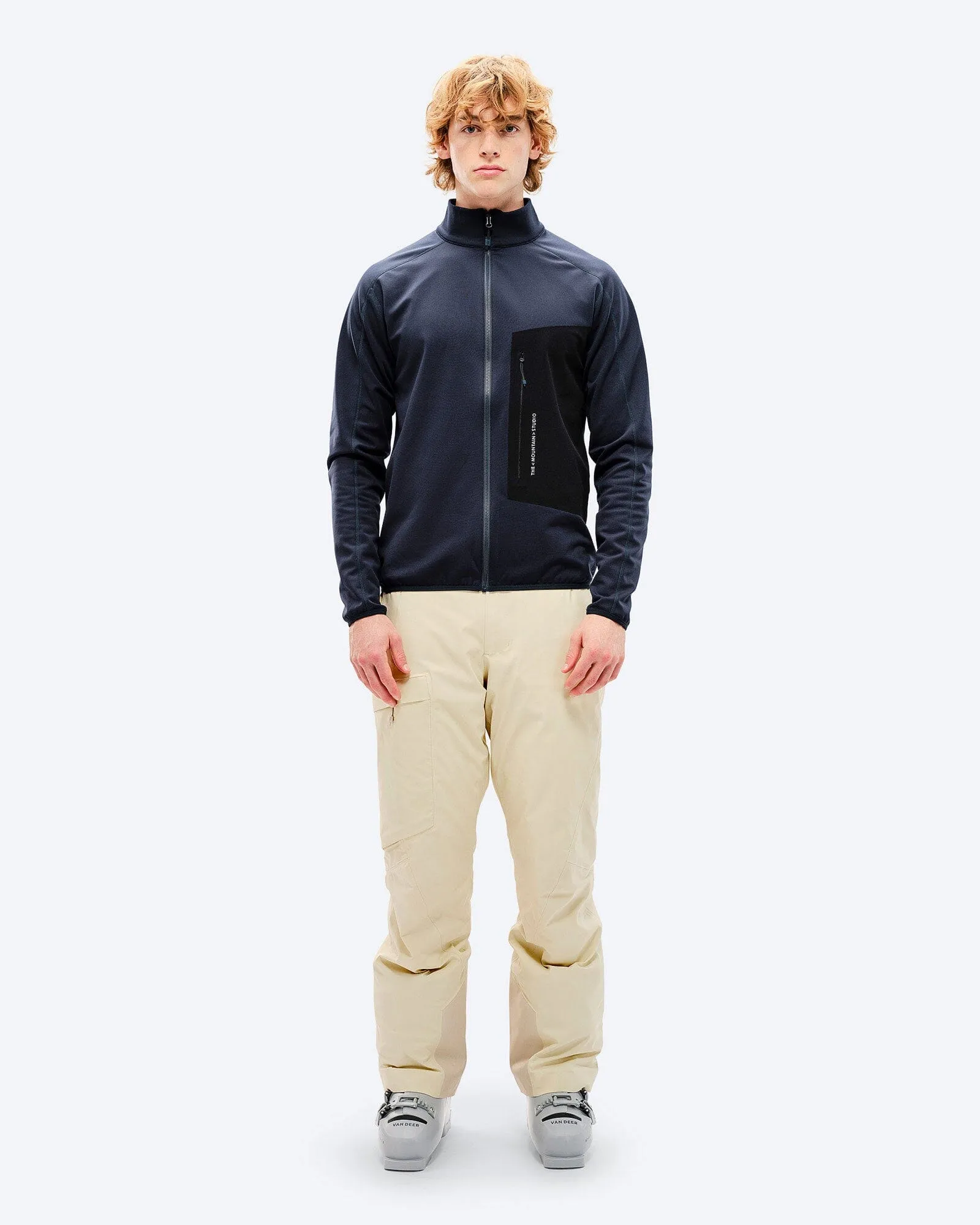 Men's M-8 Techno Grid Fleece T-Neck