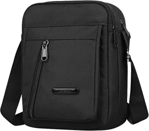 Men's Messenger Bag - Compact Crossbody Shoulder Bag,Durable Sling Satchel with Adjustable Strap,Perfect for Work,Travel,and Daily Use