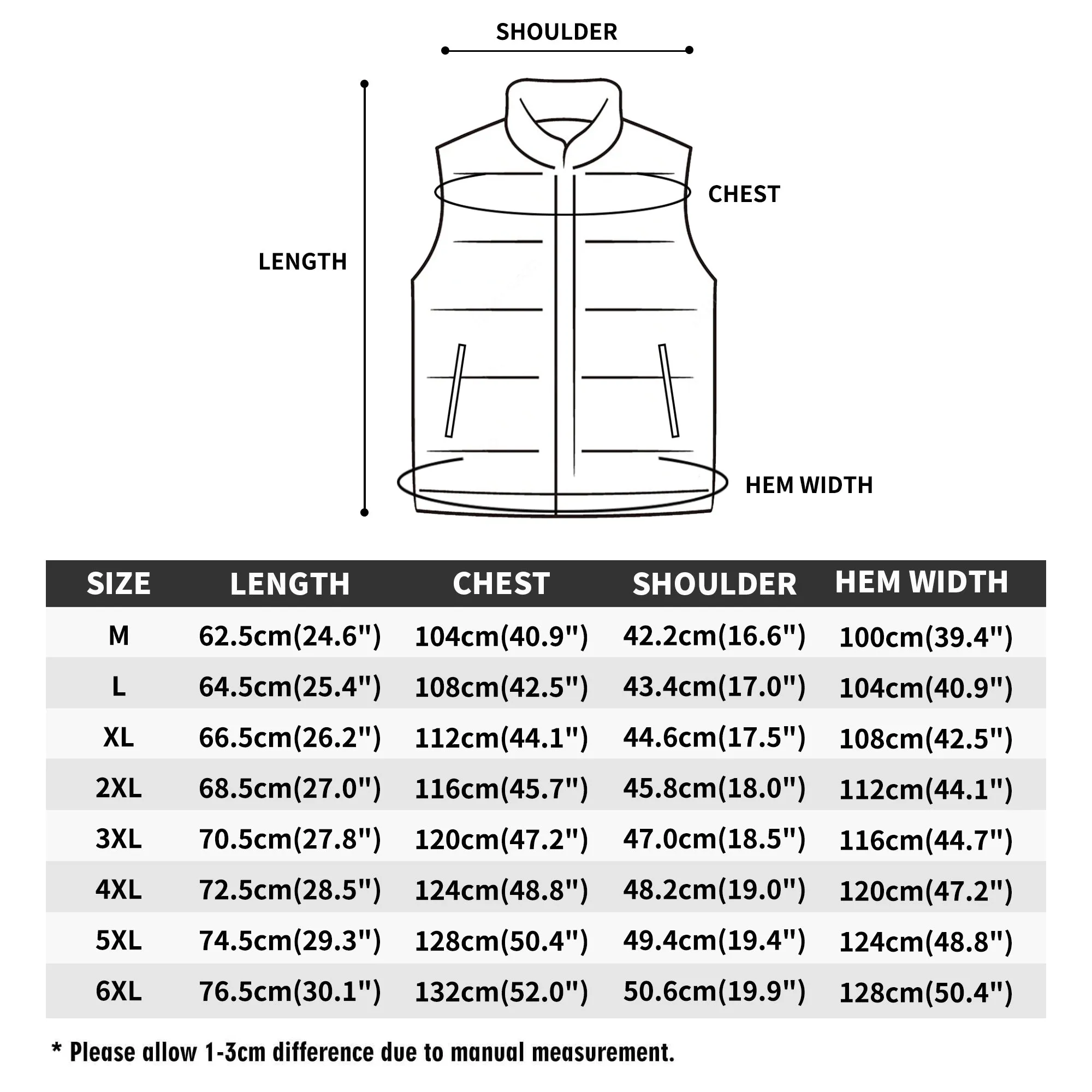 Music Lovers Puffer Vest