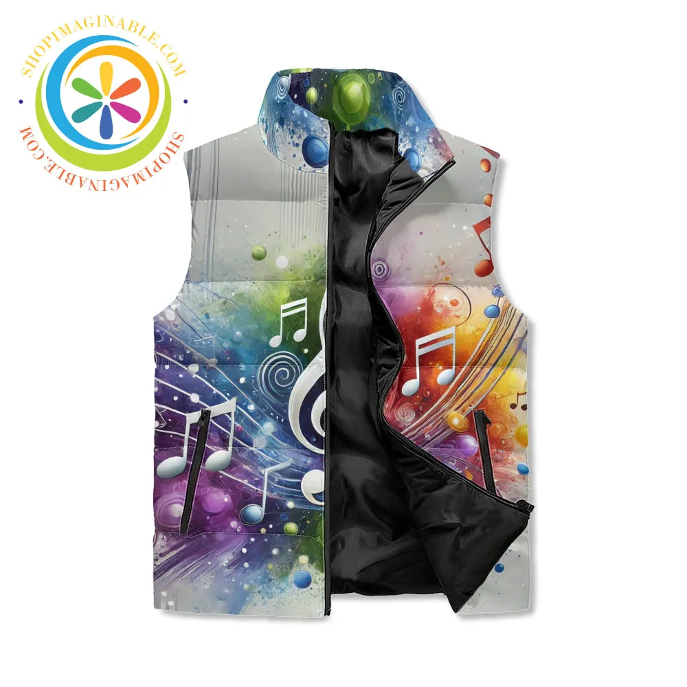 Music Lovers Puffer Vest