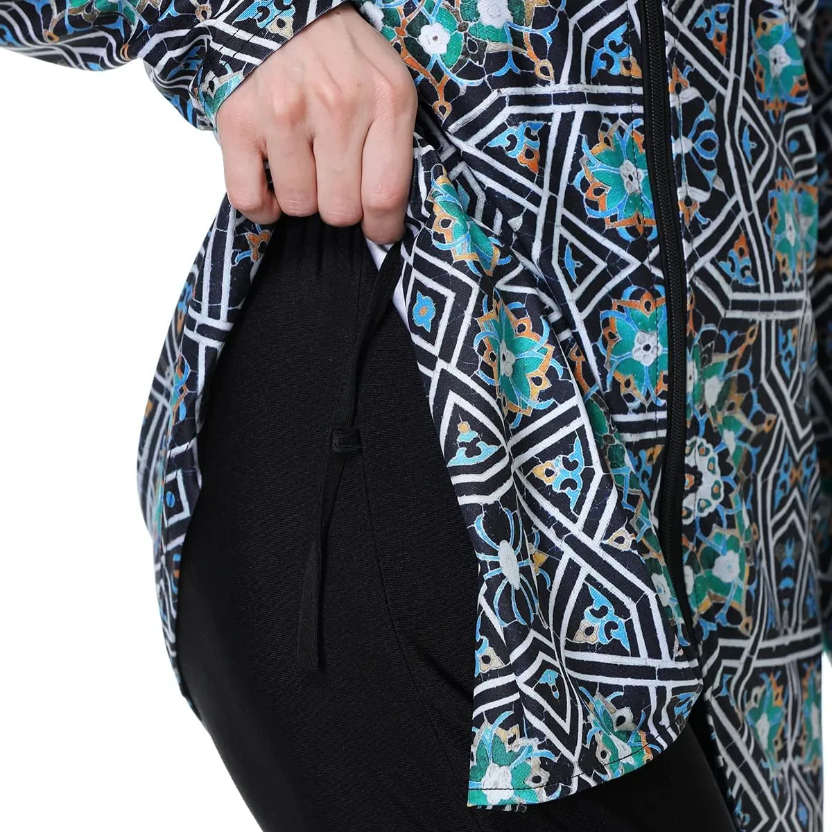 Muslim Swimsuit for Women Plus Size Burkini Modest Islamic Swimwear Full Cover Hijab Top Pants Fat Bathing Suit