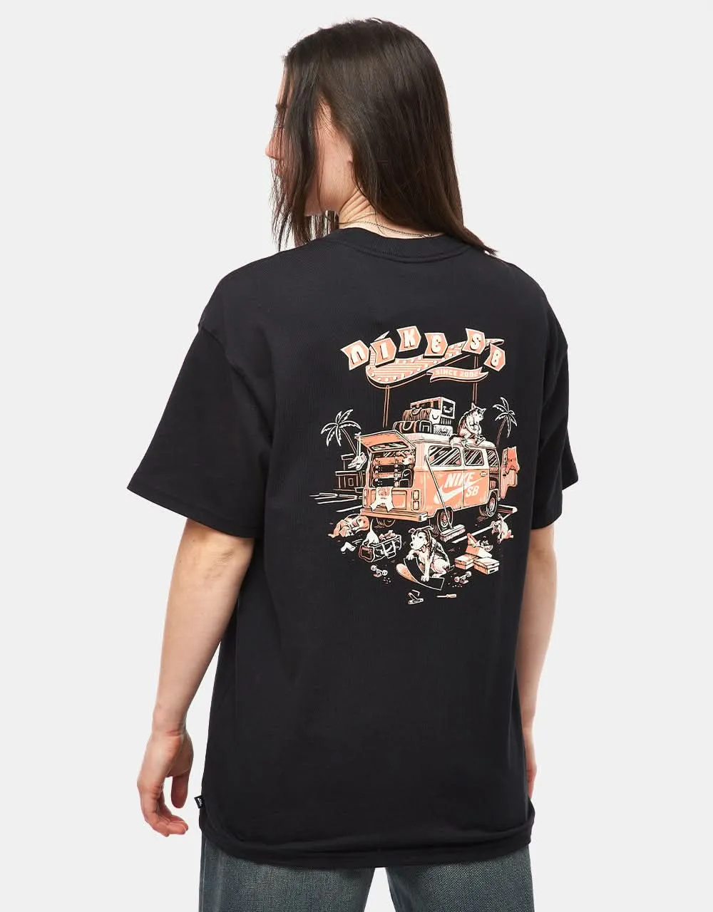 Nike SB Road Dogs T-Shirts - Black