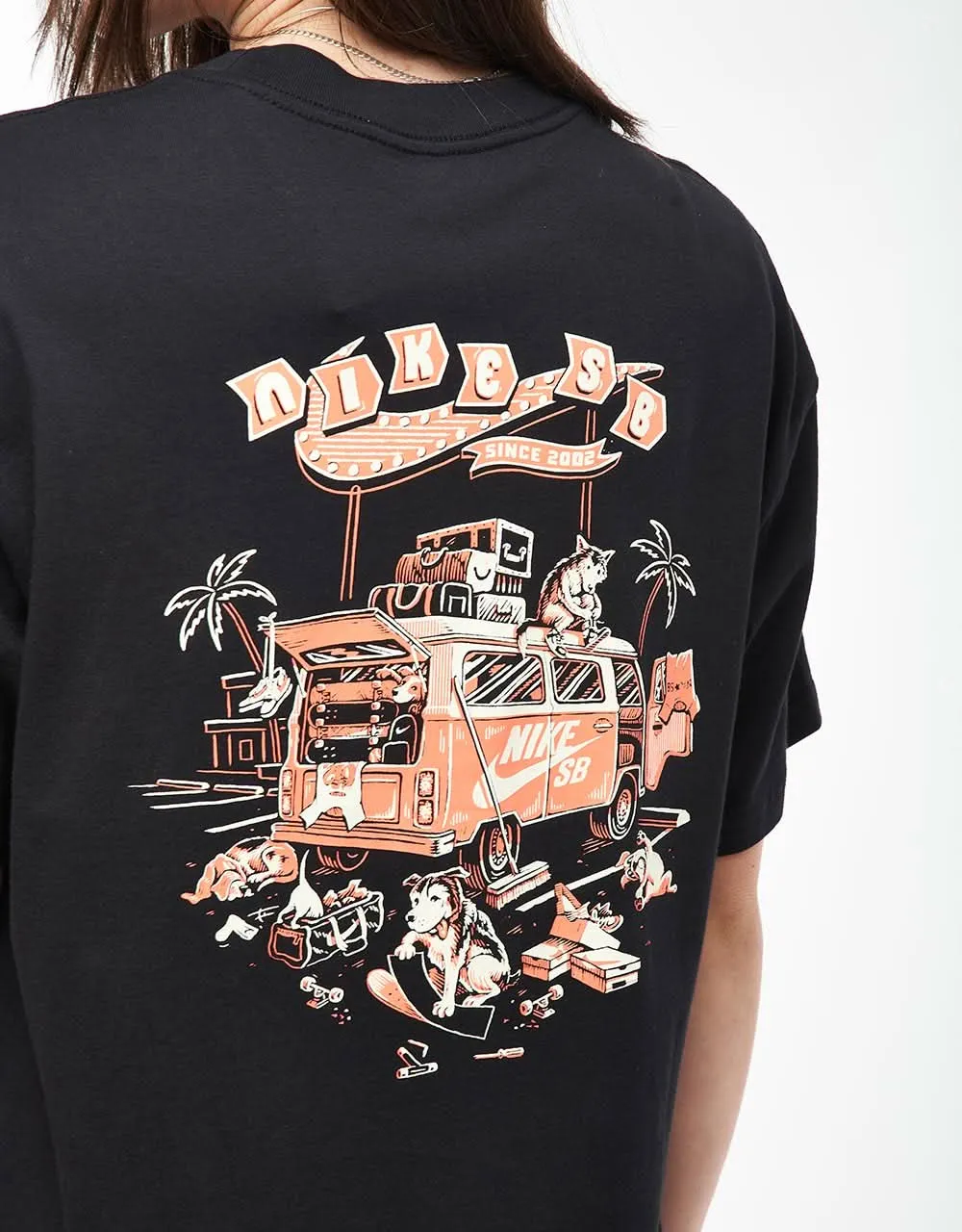 Nike SB Road Dogs T-Shirts - Black